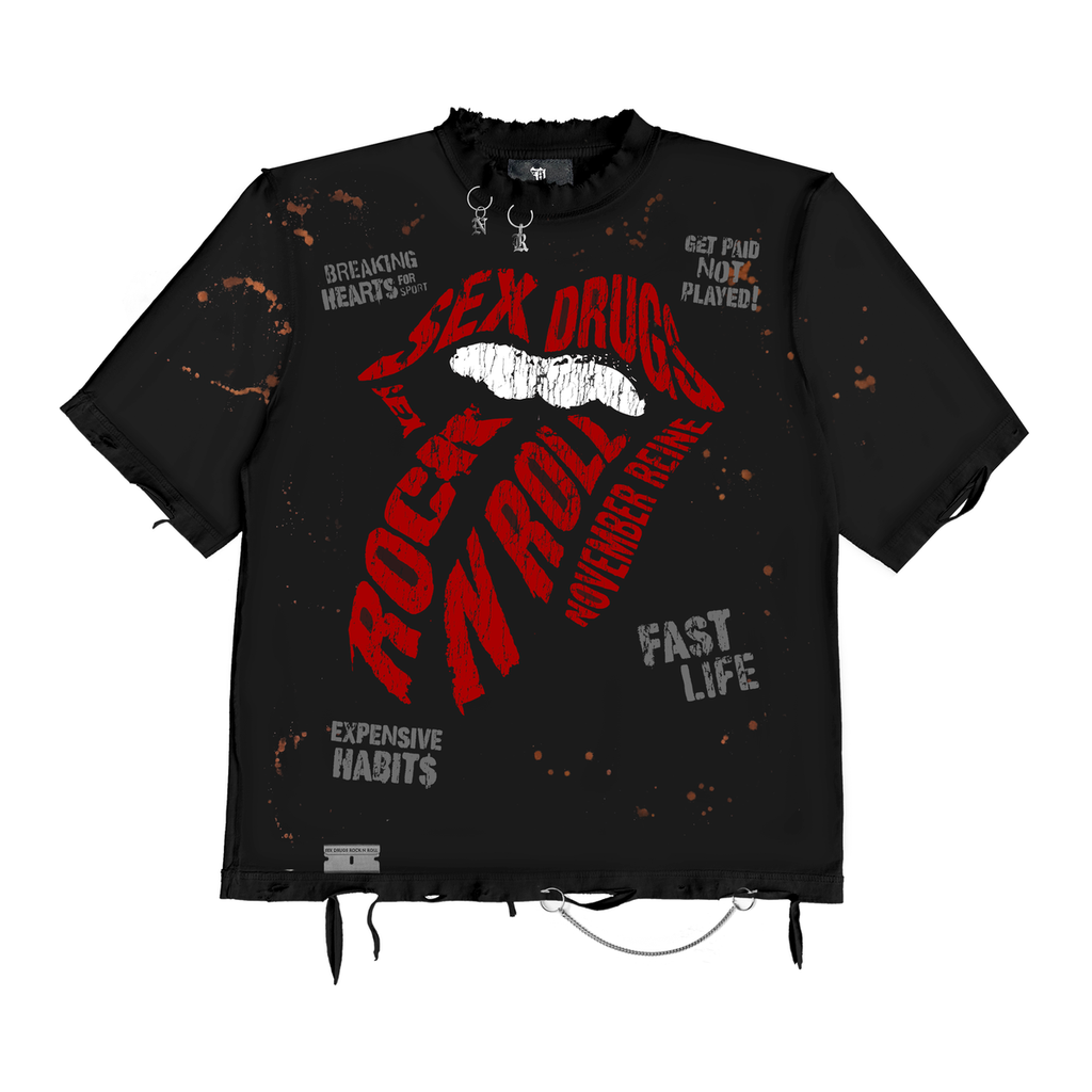 The Life of a Rolling Stone T-shirt by November Reine — product image