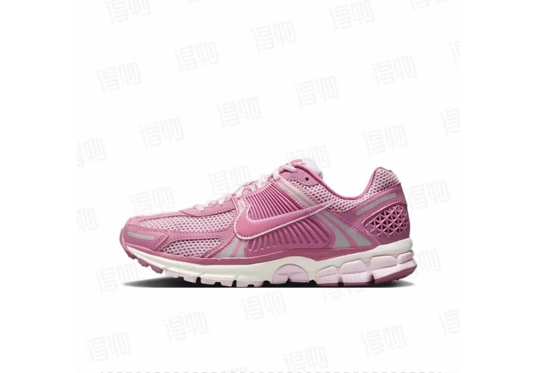 Nike Air Zoom Vomero 5 Running Shoes in Pink - product image from the listing.