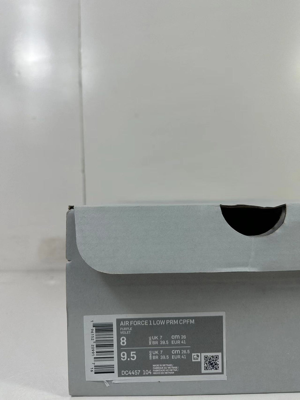 CPFM x Nike Air Force 1 Low Sneakers in Purple DC4457-104 - product image from the listing.