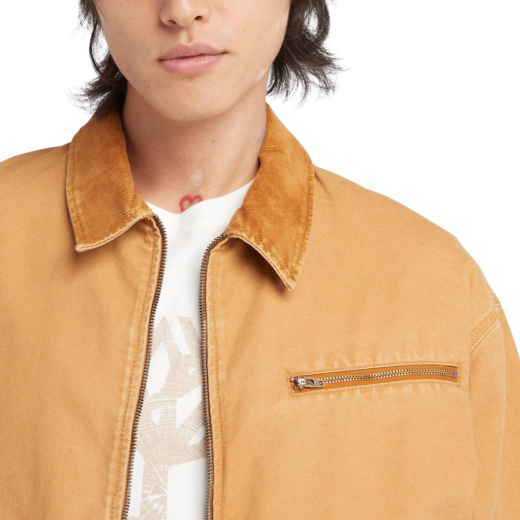 Wheat Strafford Jacket in Washed Canvas — product image