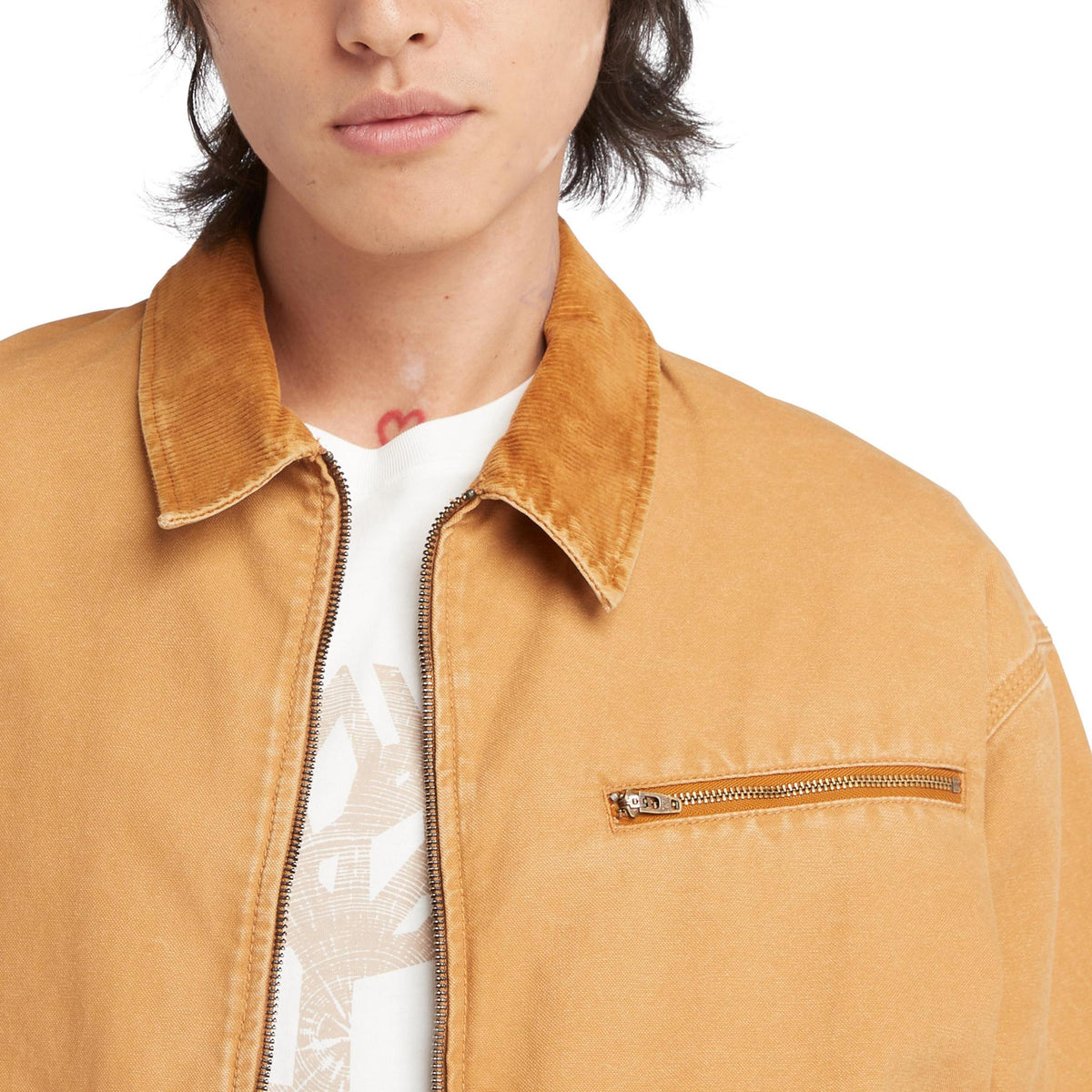 Wheat Strafford Jacket in Washed Canvas — product image