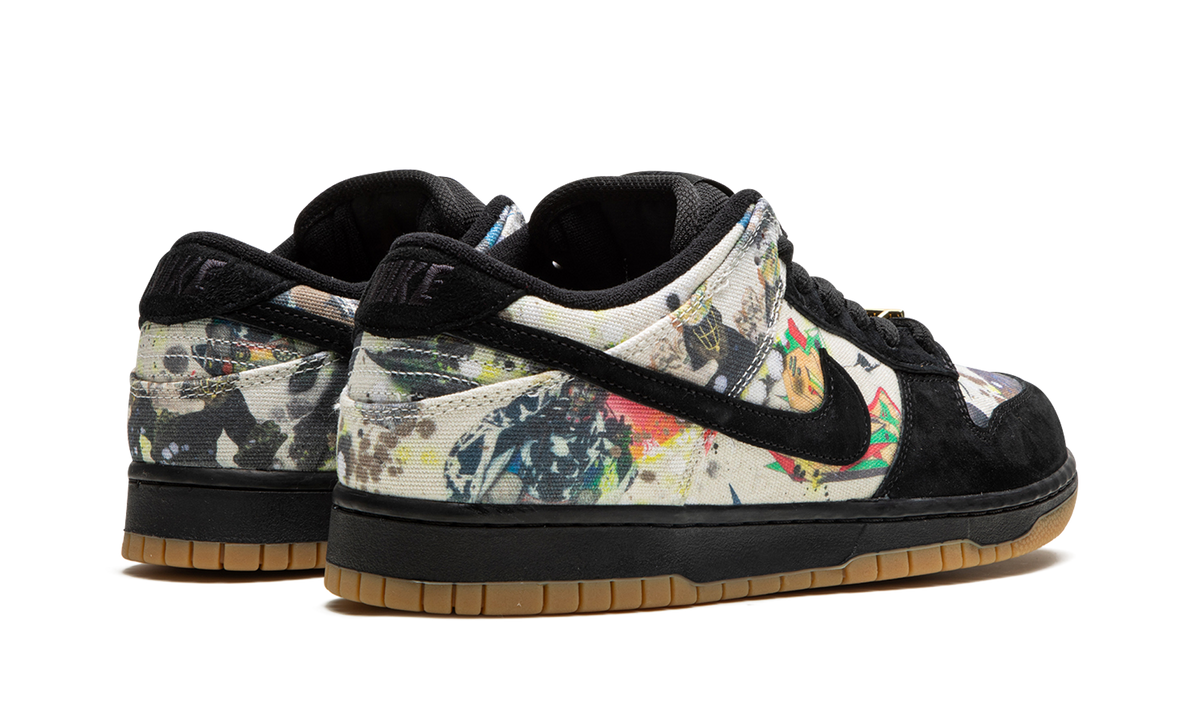 "Supreme - Rammellzee" SB Dunk Low FD8778 001 - product image from the listing.