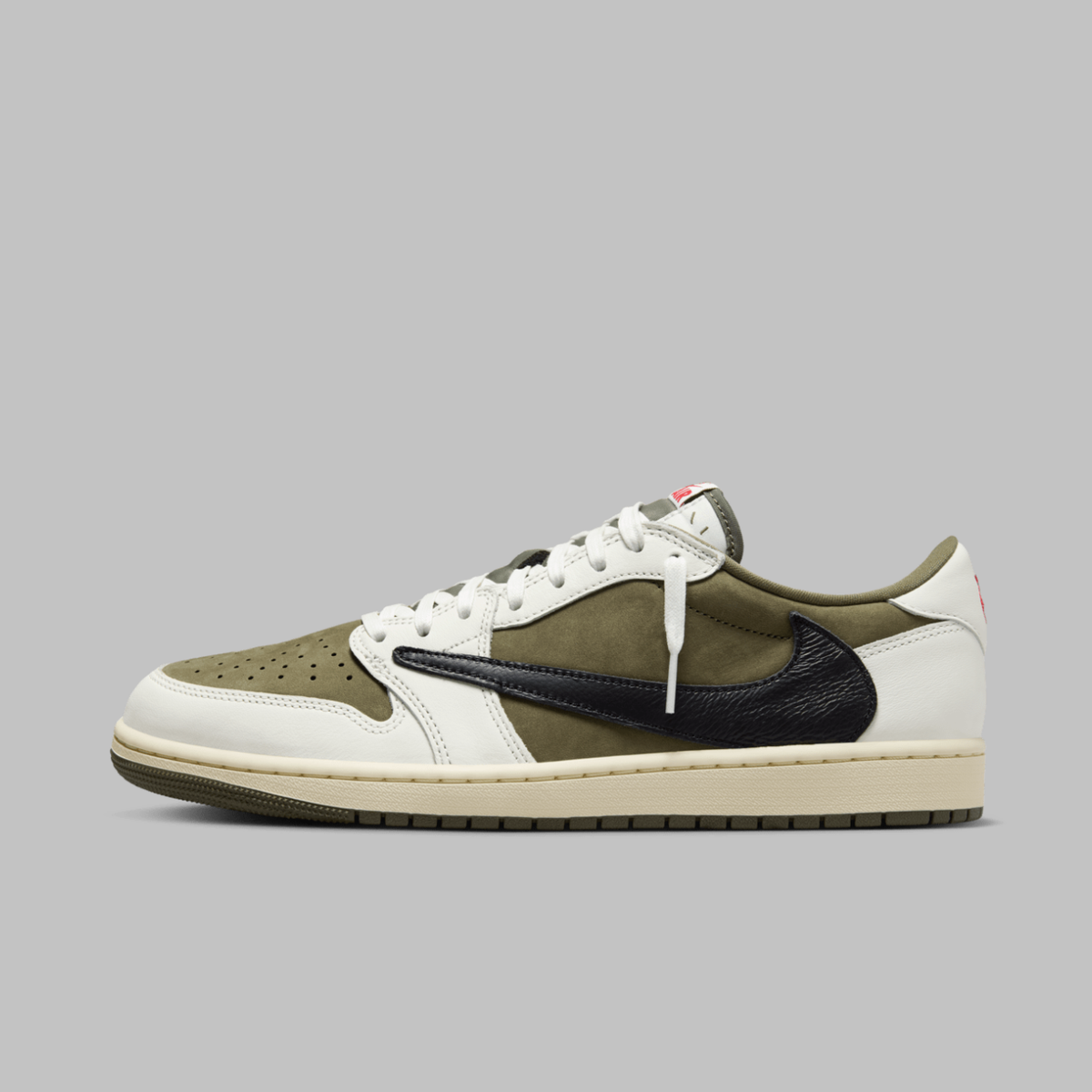 Medium Olive — Air Jordan 1 Retro Low OG SP x Travis Scott DM7866-200