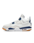 White Navy — Air Jordan 4 Retro SB Sneakers DR5415-100