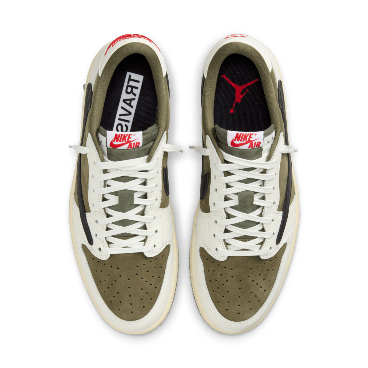 Medium Olive — Air Jordan 1 Retro Low OG SP x Travis Scott DM7866-200