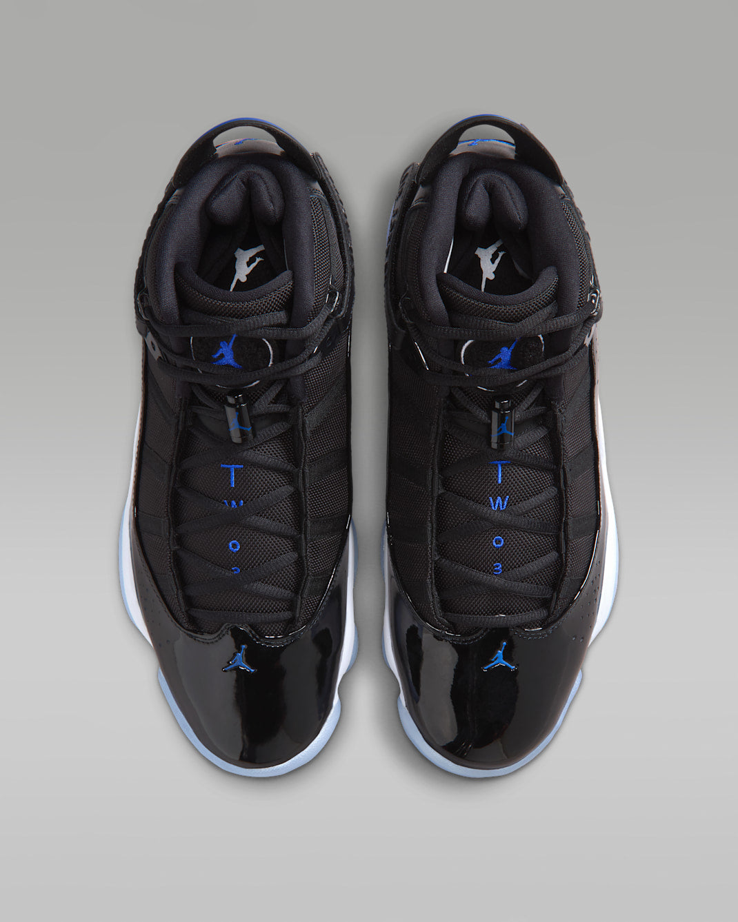 Black Hyper Royal — Jordan 6 Rings Sneakers 322992-016