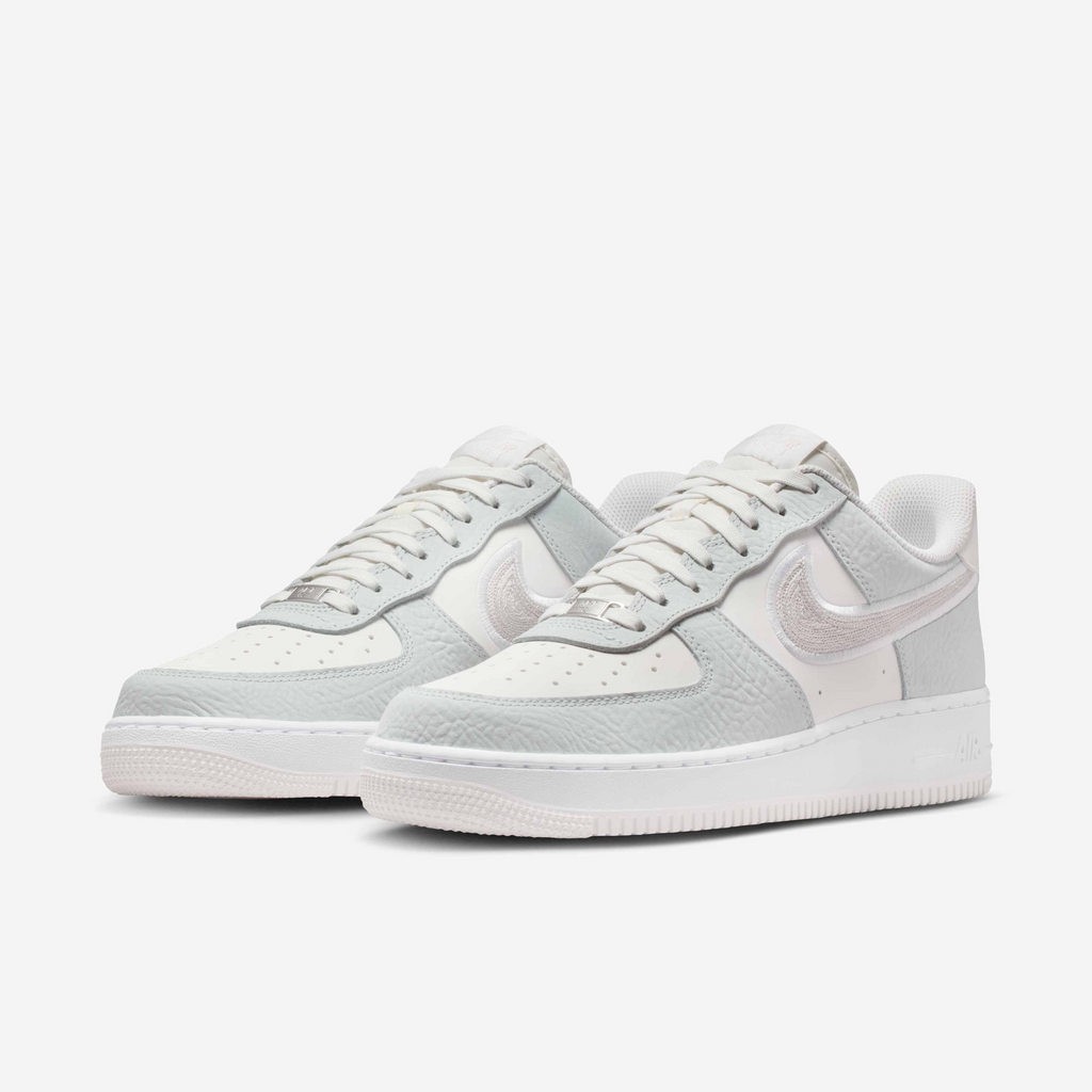 07 LV8 'Peak White Wild Gray — Nike Air Force 1 IB6842-100