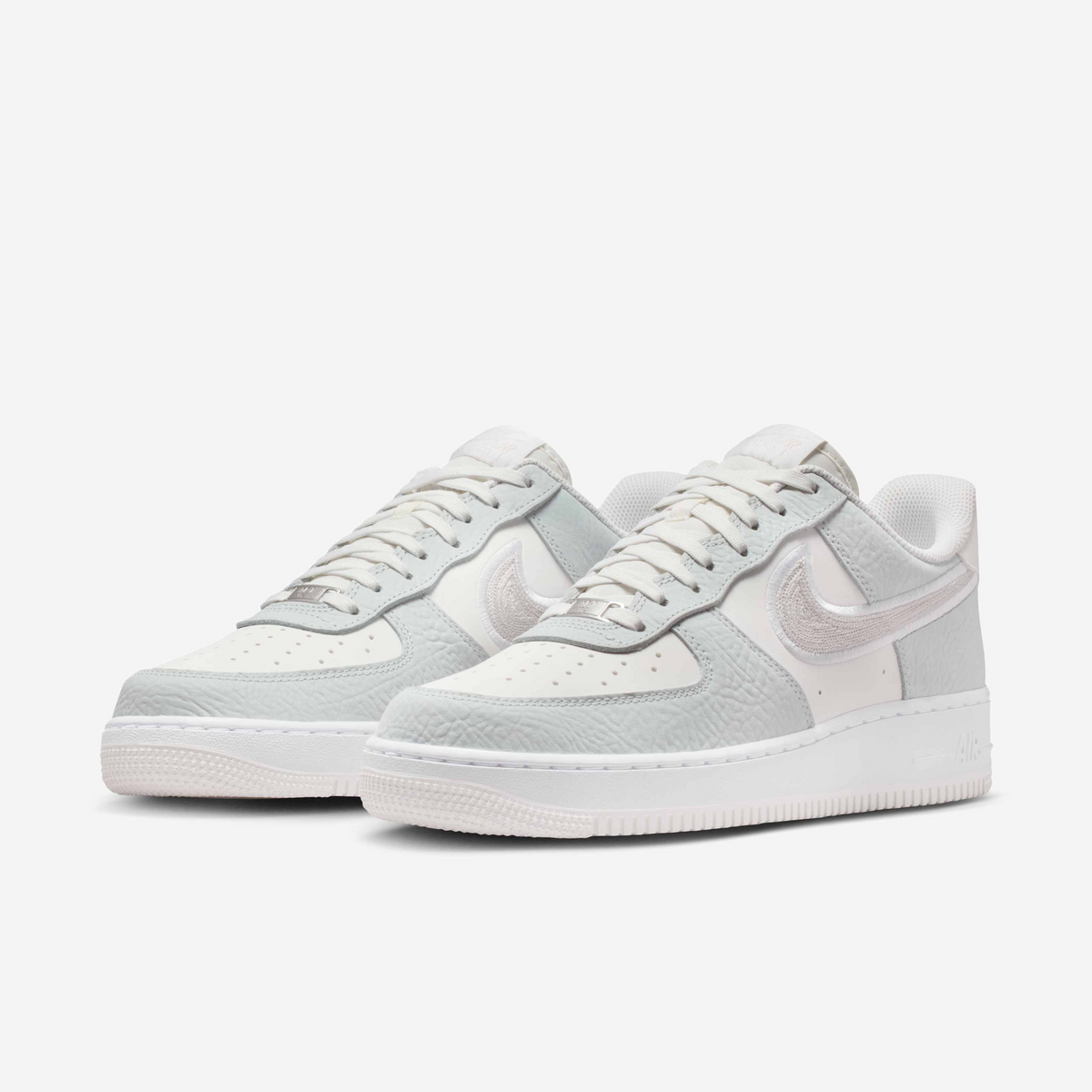 07 LV8 'Peak White Wild Gray — Nike Air Force 1 IB6842-100