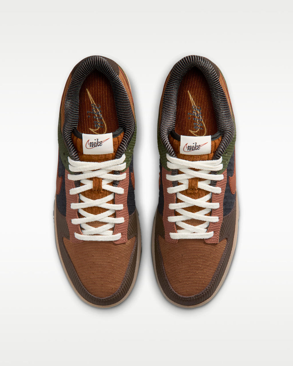 Light British Tan Corduroy — Nike Dunk Low Premium IB7746-201