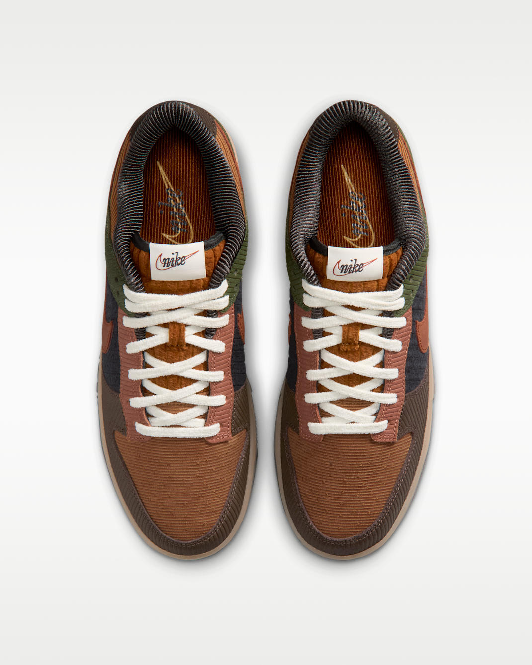 Light British Tan Corduroy — Nike Dunk Low Premium IB7746-201