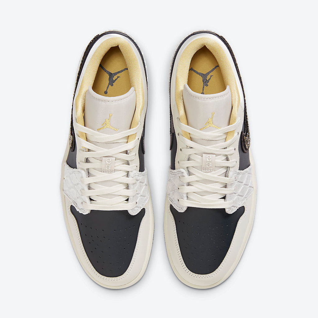 Beaded Swoosh — Air Jordan 1 Low SE Sneakers DV1762-001