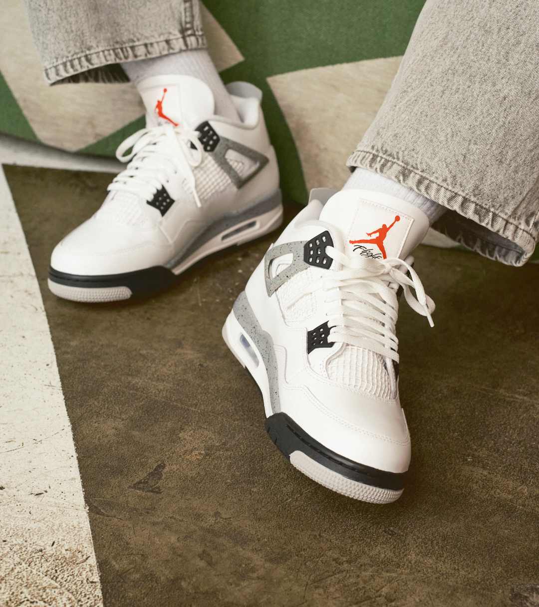 White Cement — Air Jordan 4 Retro FV5029-100