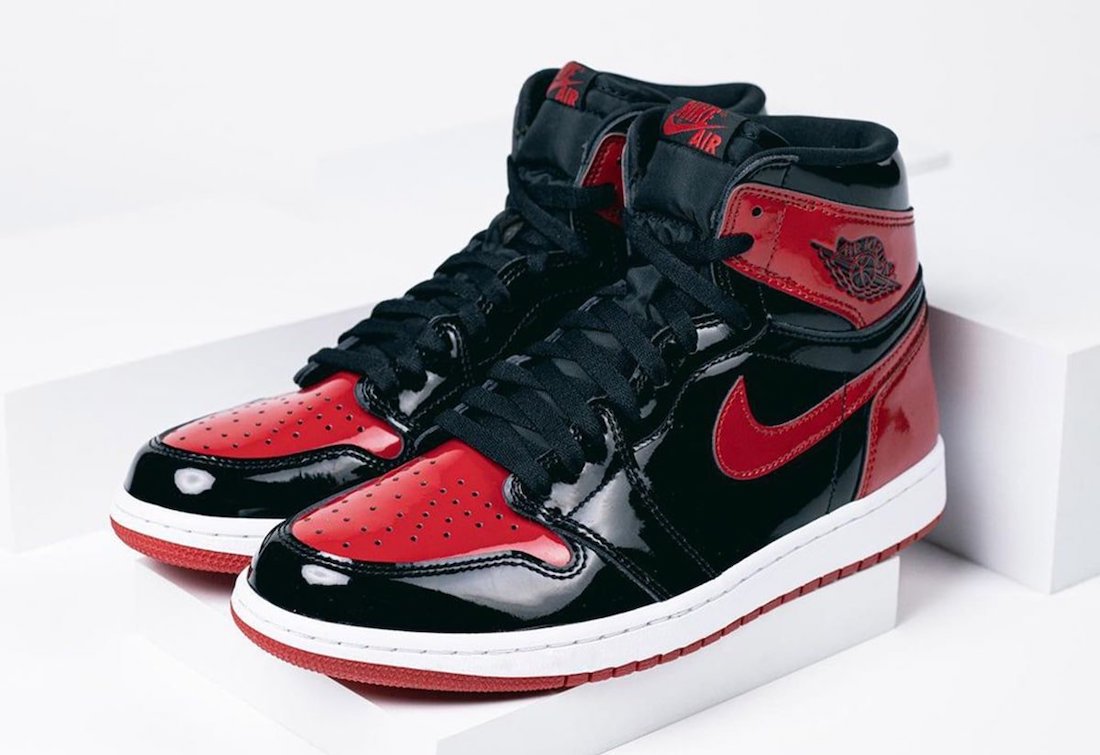 Bred Patent — Jordan 1 Retro High OG
