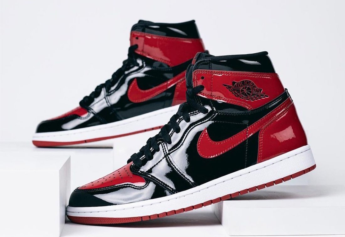 Bred Patent — Jordan 1 Retro High OG