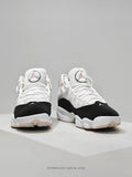 Jordan 8 Sneakers in White Black Pink - product image from the listing.