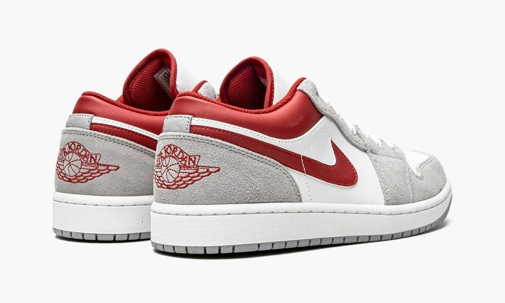 'White / Grey / Red' — Air Jordan 1 Low SE