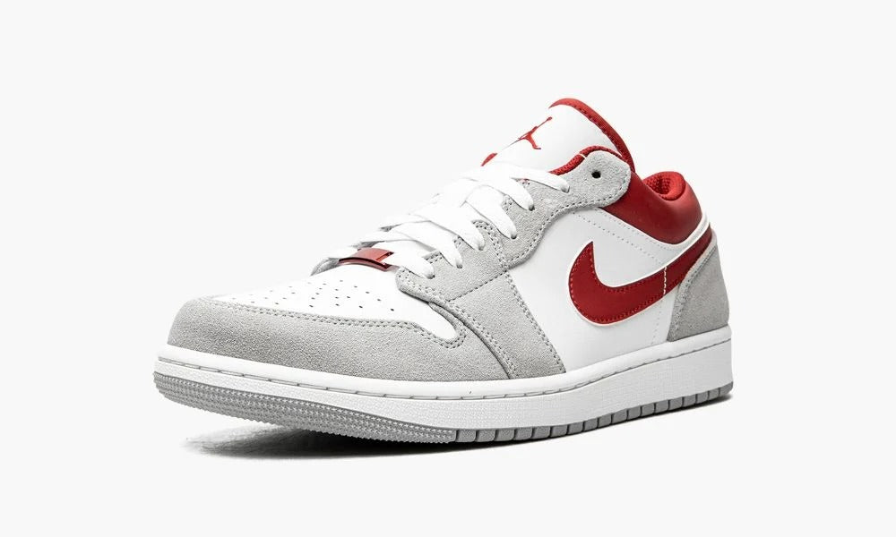 'White / Grey / Red' — Air Jordan 1 Low SE