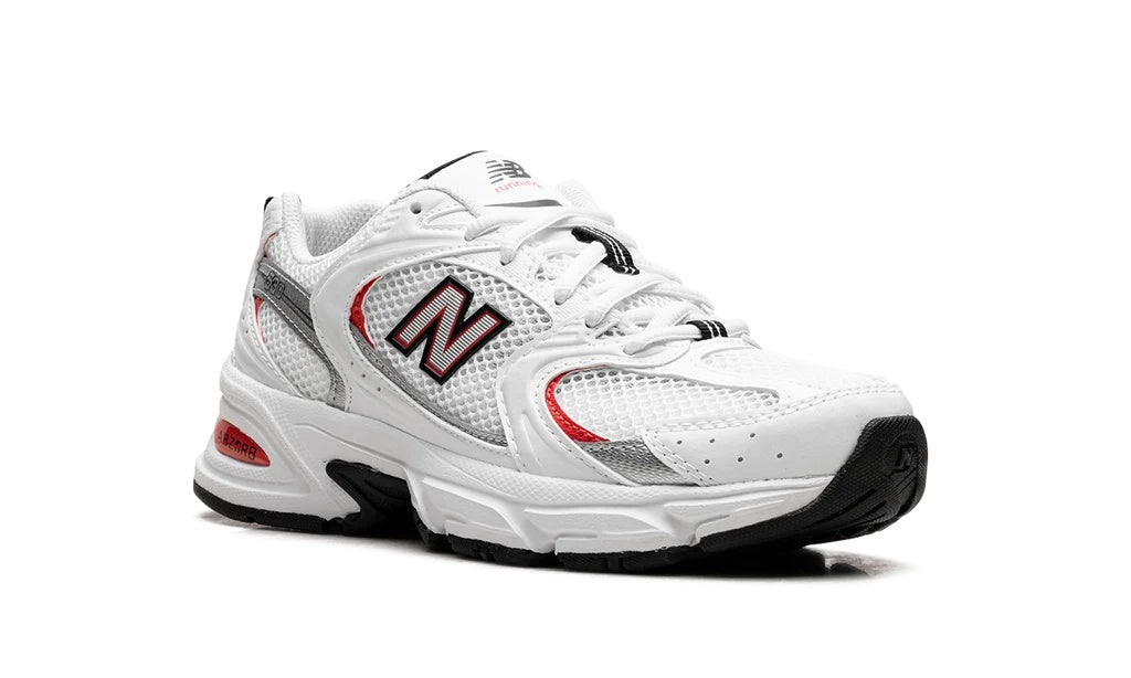 New Balance 530 White/Blast Red Sneakers - U530JR1
