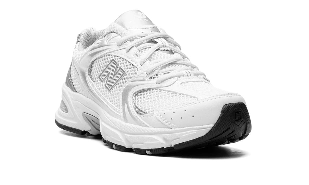 New Balance 530 White/Silver Metallic Sneakers - MR530EMA