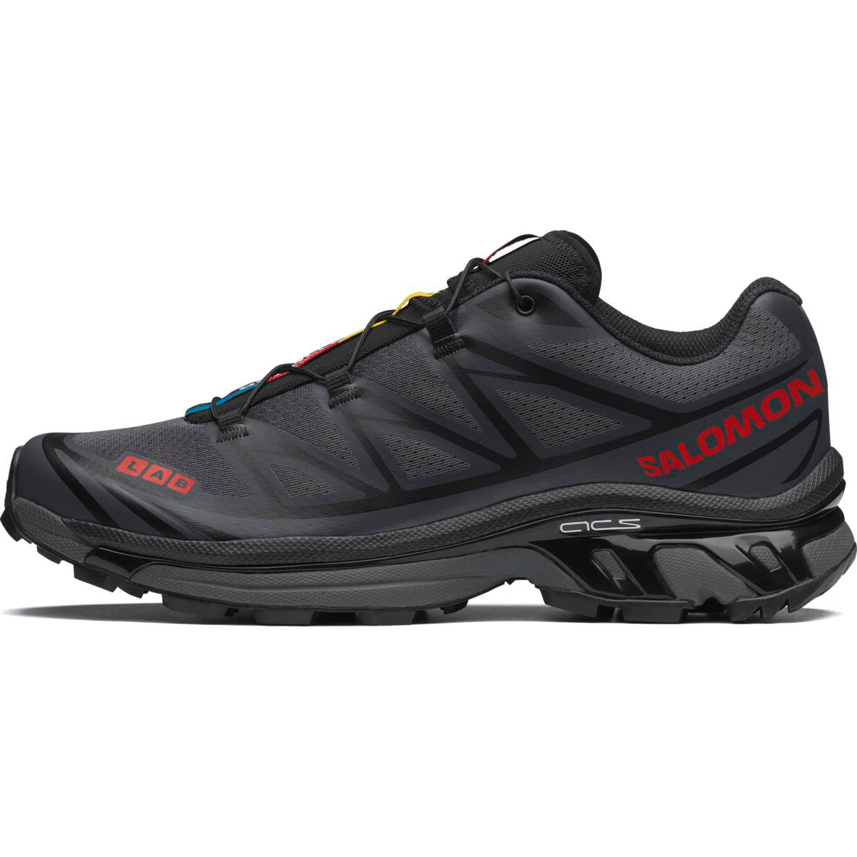 Salomon XT-6 Charcoal / Black / Red Sneakers