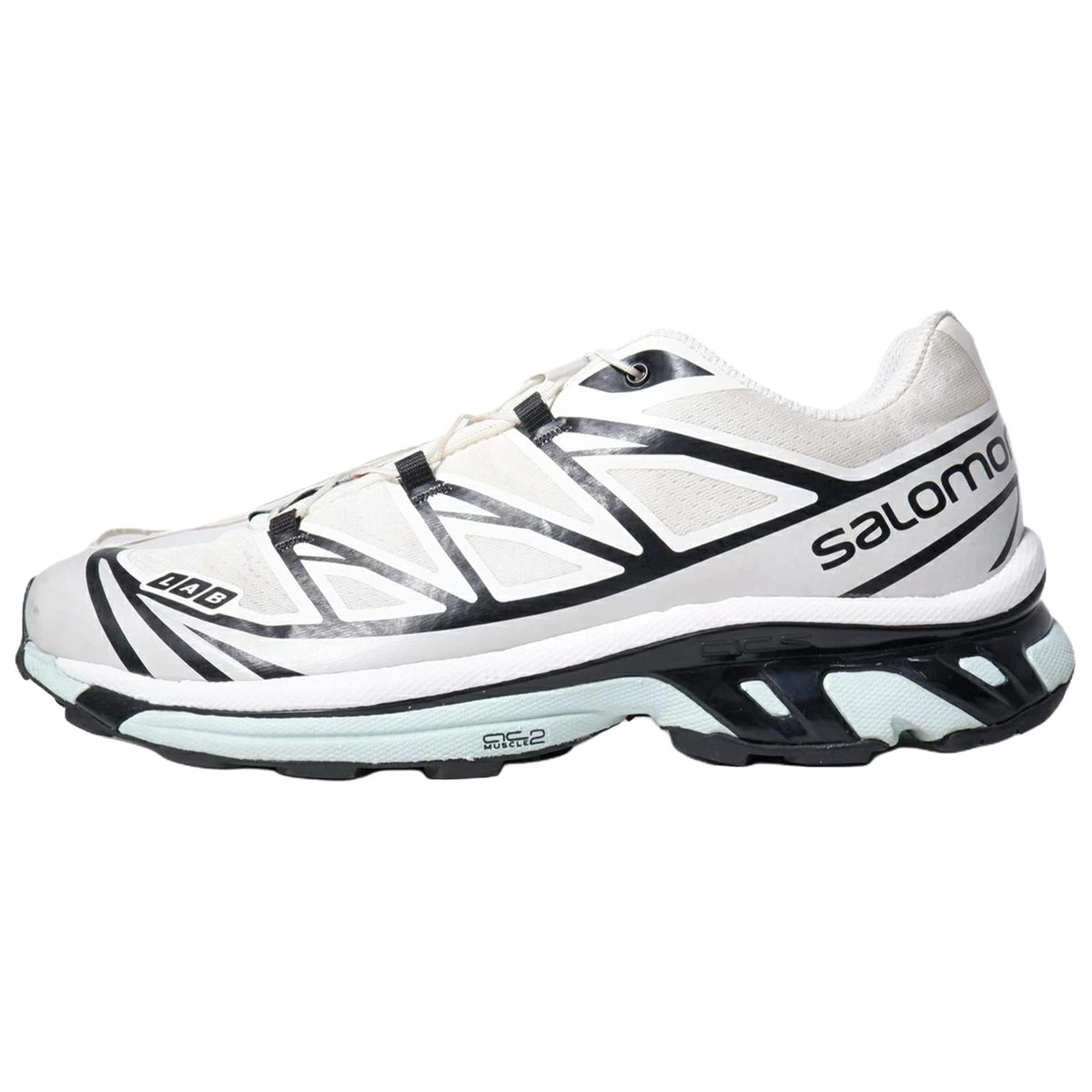 Salomon XT-6 White / Black / Ice Blue Sneakers