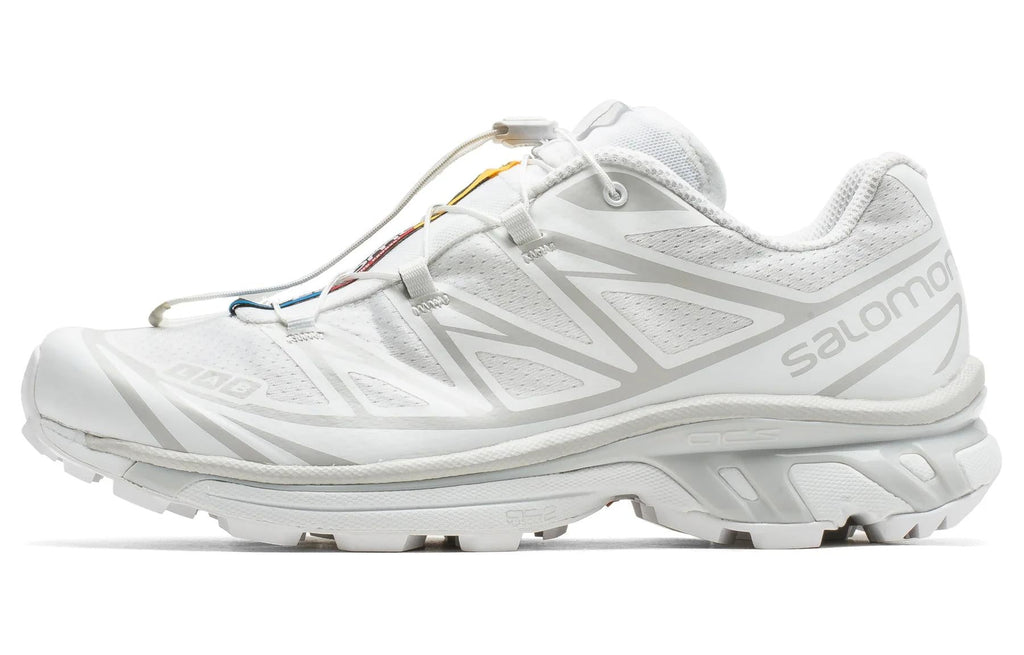 Salomon XT-6 White Tonal Sneakers