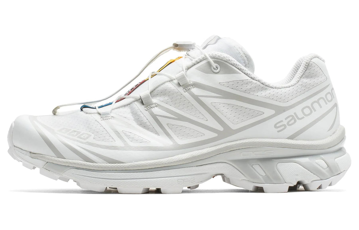 Salomon XT-6 White Tonal Sneakers