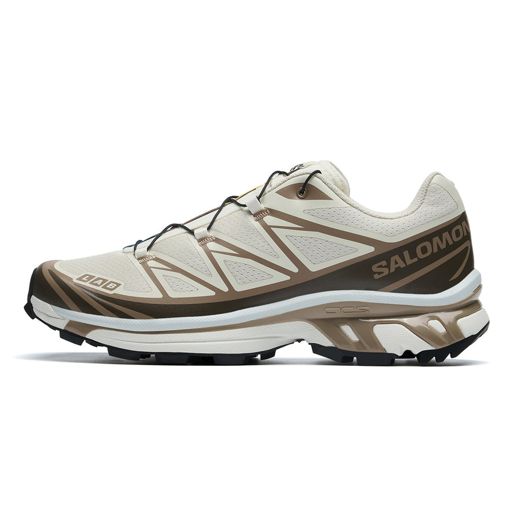 Salomon XT-6 Cream / Brown / Black Sneakers
