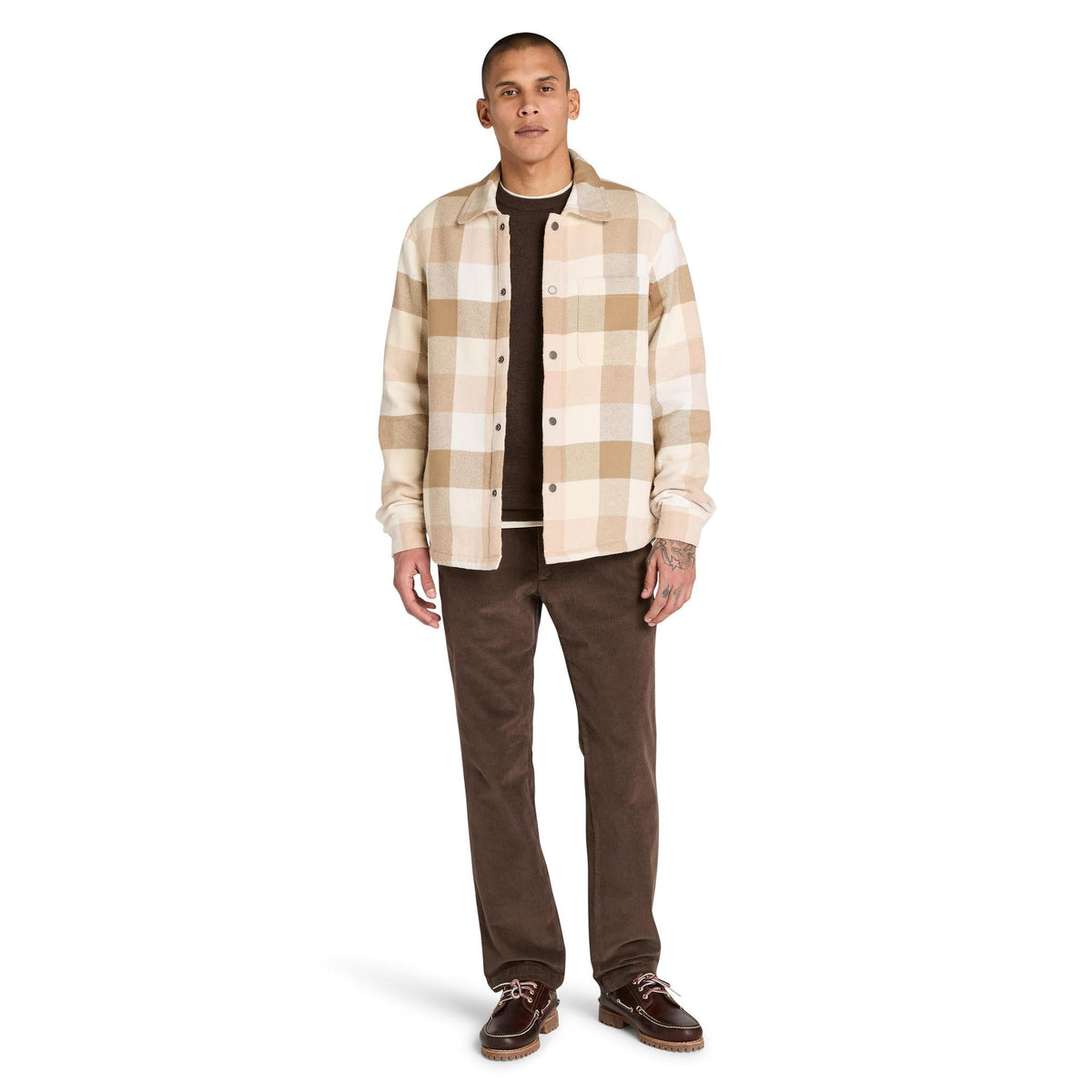 ANGORA YD Overshirt with High Pile Lining — product image