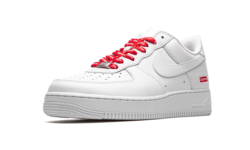"Supreme - Mini Box Logo White" Air Force 1 Low CU9225 100 - product image from the listing.