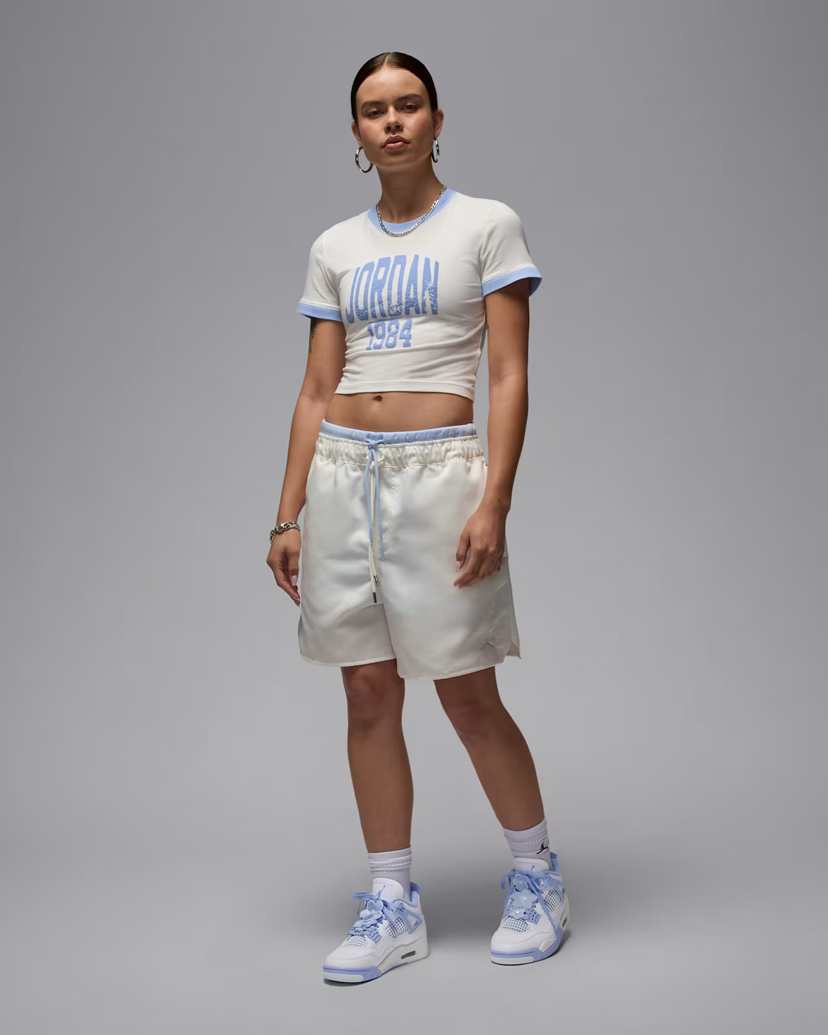 Forget Me Not — Air Jordan 4 Sneakers HV0823-100