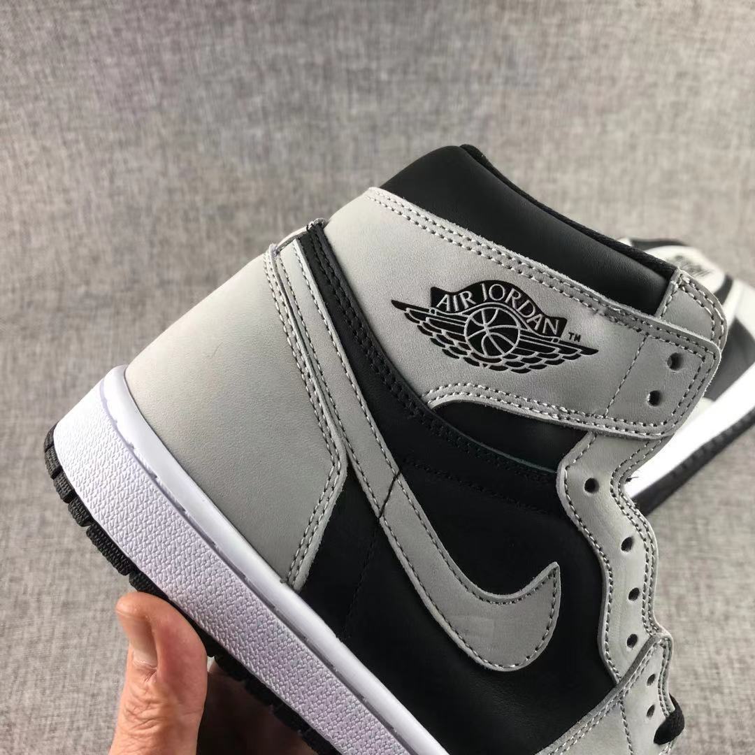 Air Jordan 1 High OG Shadow 2.0 Black Grey Sneakers - product image from the listing.