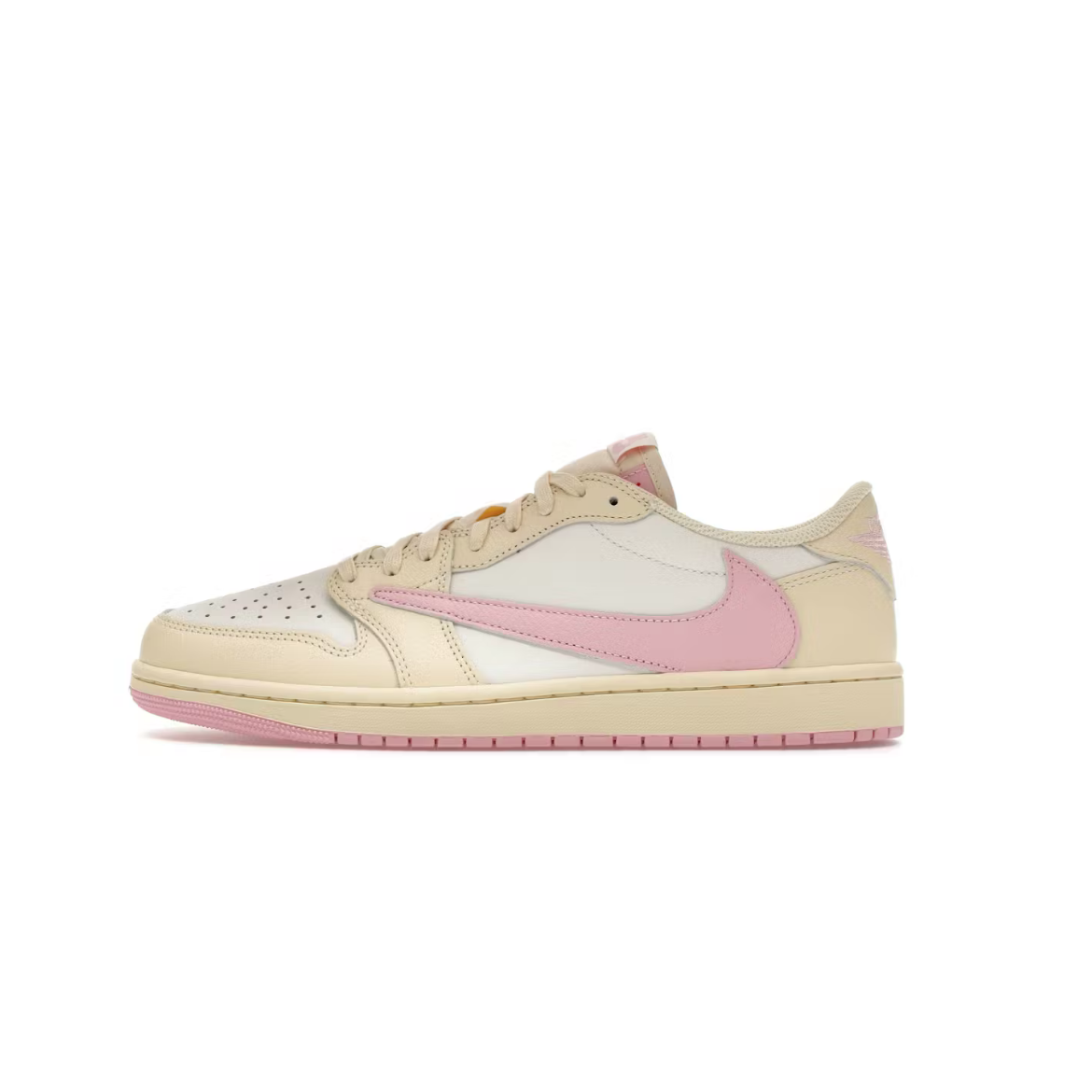 Jordan 1 Retro Low OG SP Travis Scott Shy in Pink - product image from the listing.