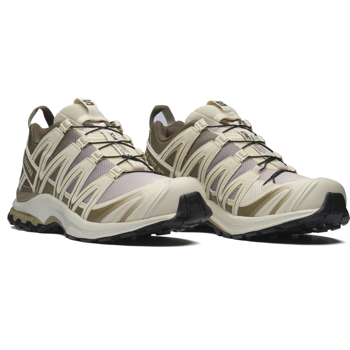 Salomon XA Pro 3D Cream / Taupe / Olive Sneakers