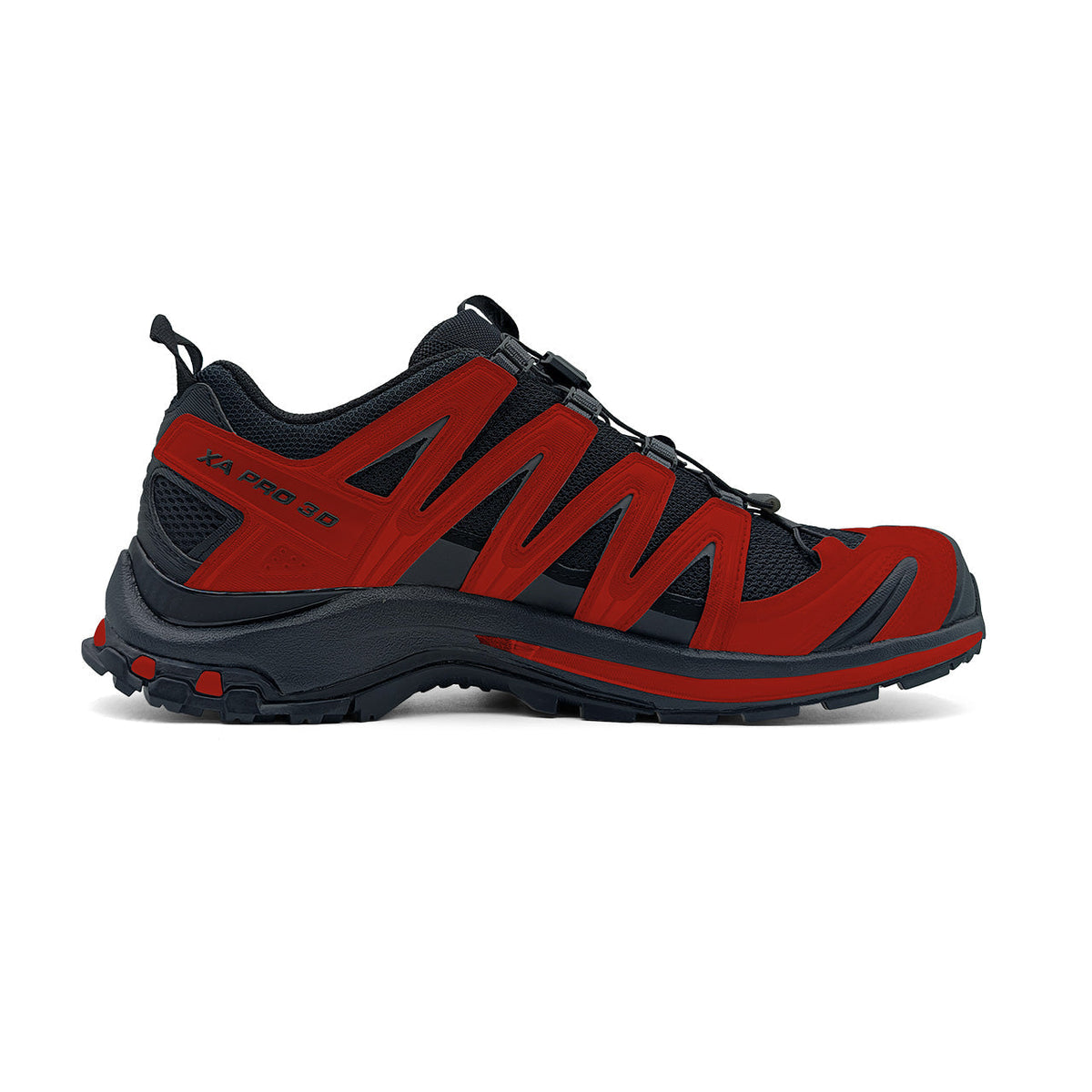 Salomon XA Pro 3D Red / Black Patterned Sneakers