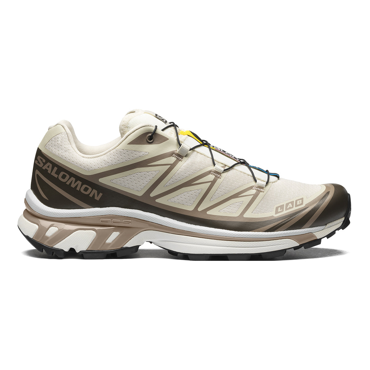 Salomon XT-6 Cream / Brown / Black Sneakers