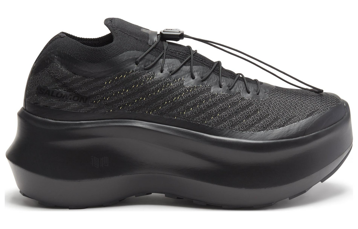 Salomon Pulsar Advanced Black Platform Sneakers