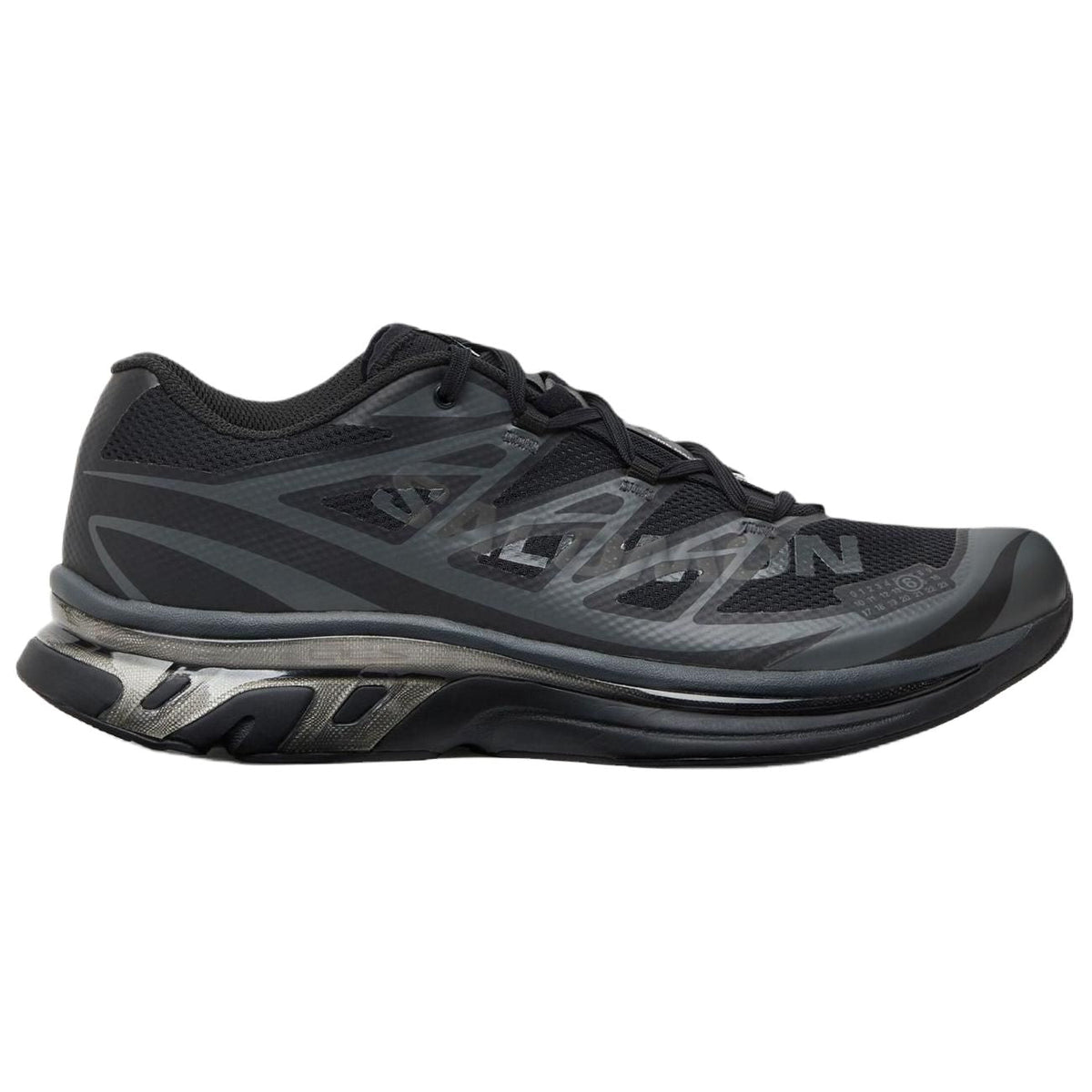 Salomon Black / Charcoal / Silver Low-Top Sneakers