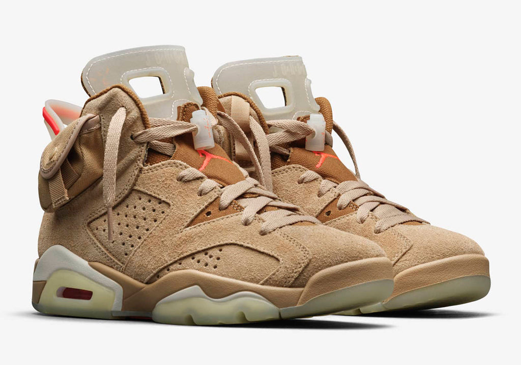 Travis Scott British Khaki — Jordan 6 Retro
