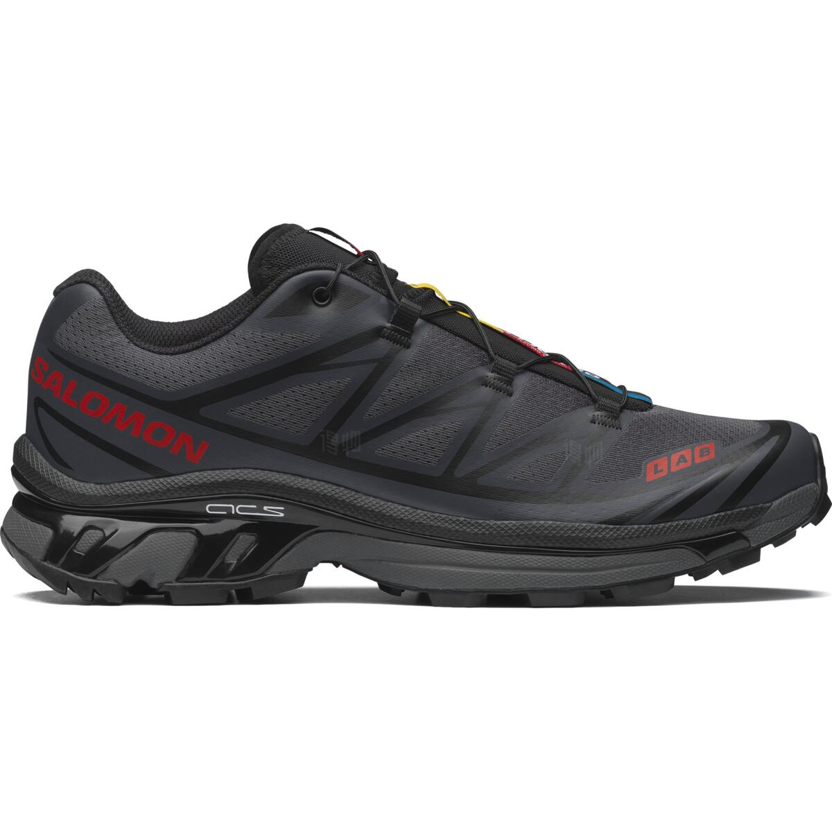 Salomon XT-6 Charcoal / Black / Red Sneakers