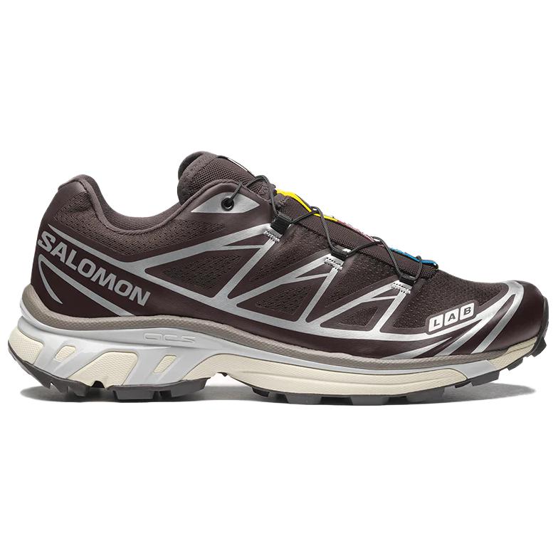 Salomon XT-6 Dark Brown / Silver Sneakers