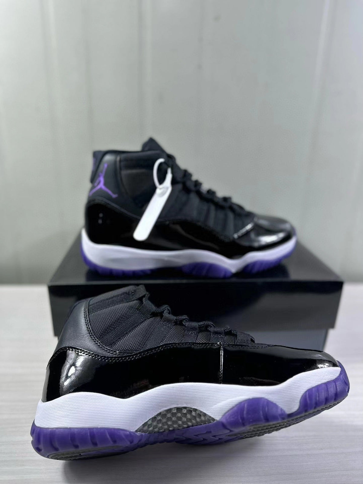 Air Jordan 11 Retro Space Jam Black Purple CT8812-999 - product image from the listing.