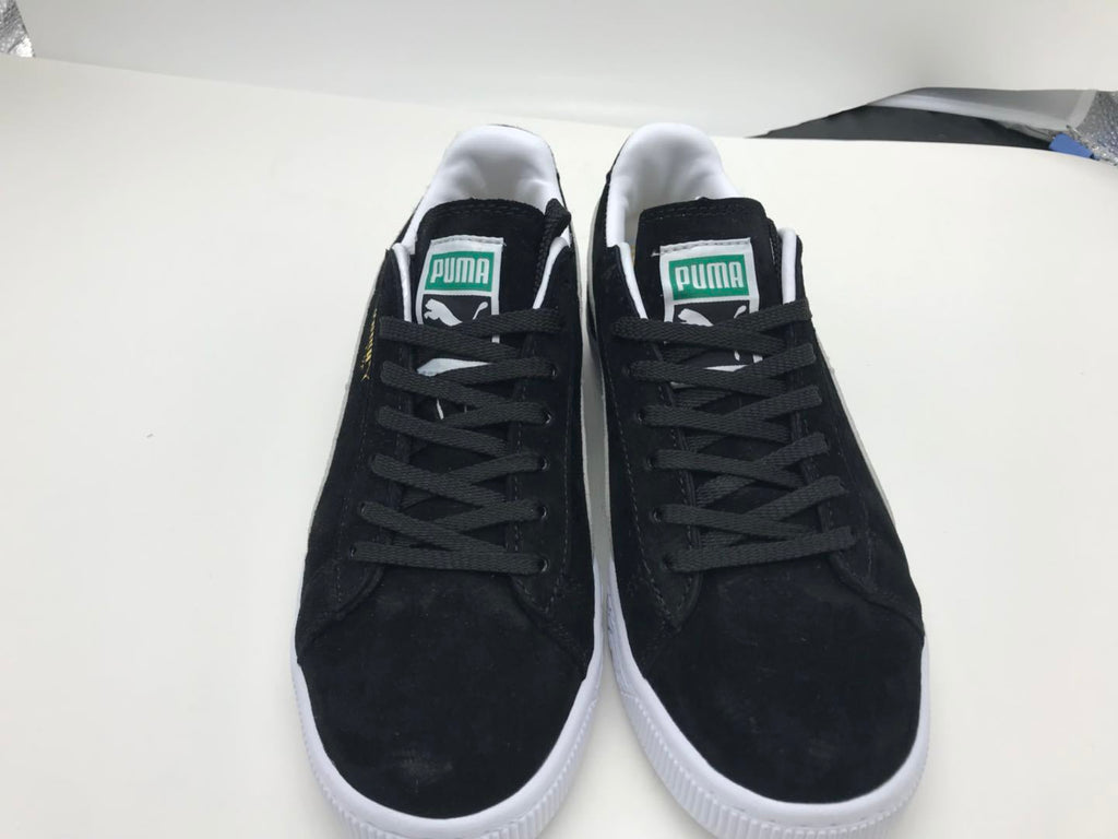 Puma Low-Top Sneakers in Suede Black and White - product image from the listing.