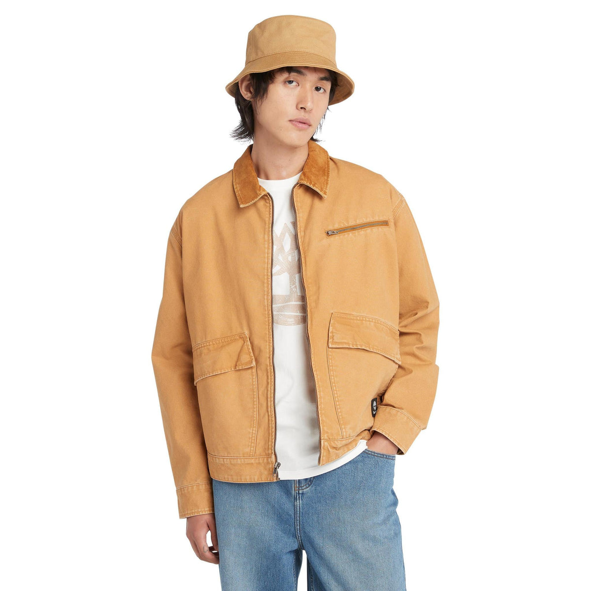Wheat Strafford Jacket in Washed Canvas — product image