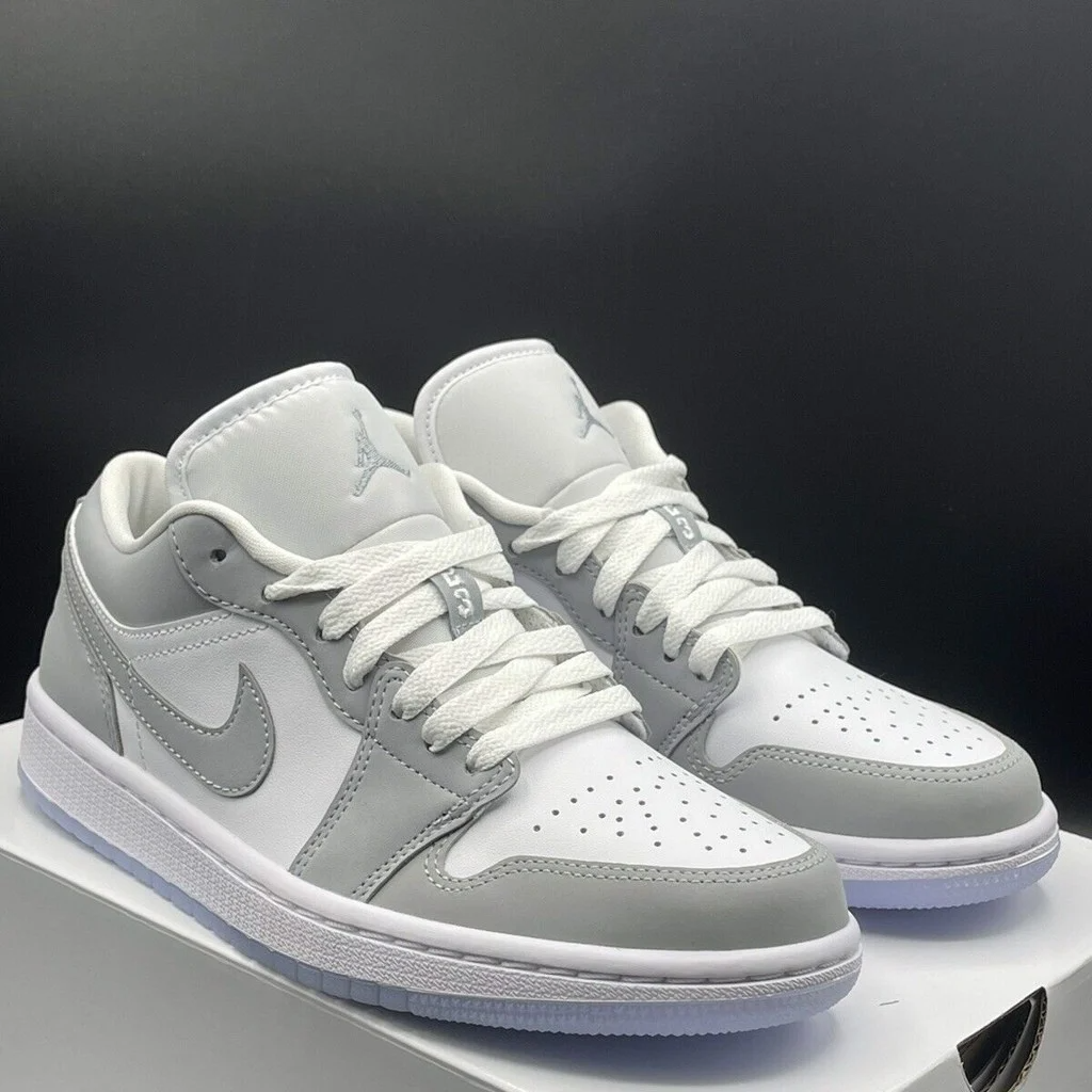 Women's Wolf Grey — Air Jordan 1 Low
