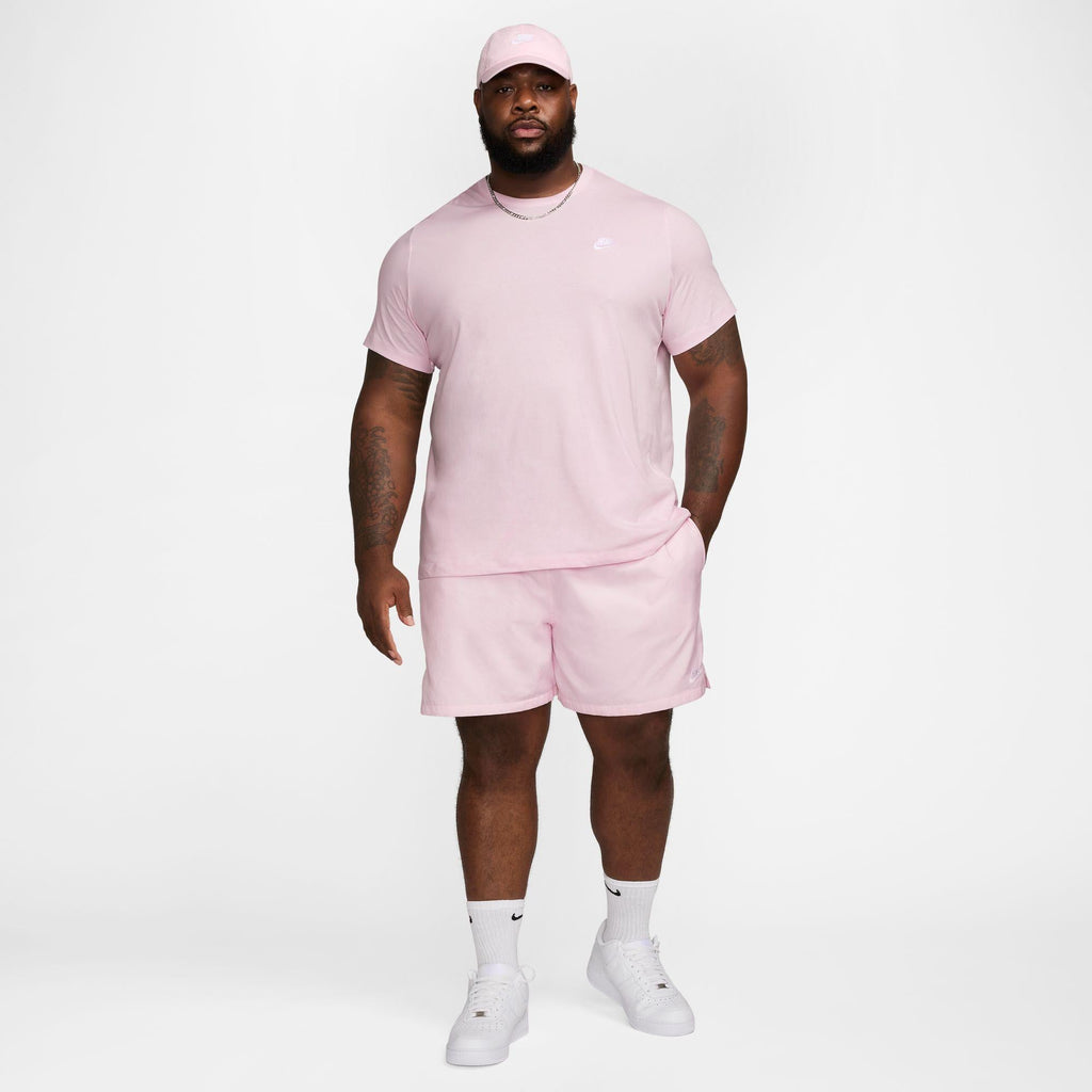 Pink Foam — Nike Club Woven Flow Shorts — product image