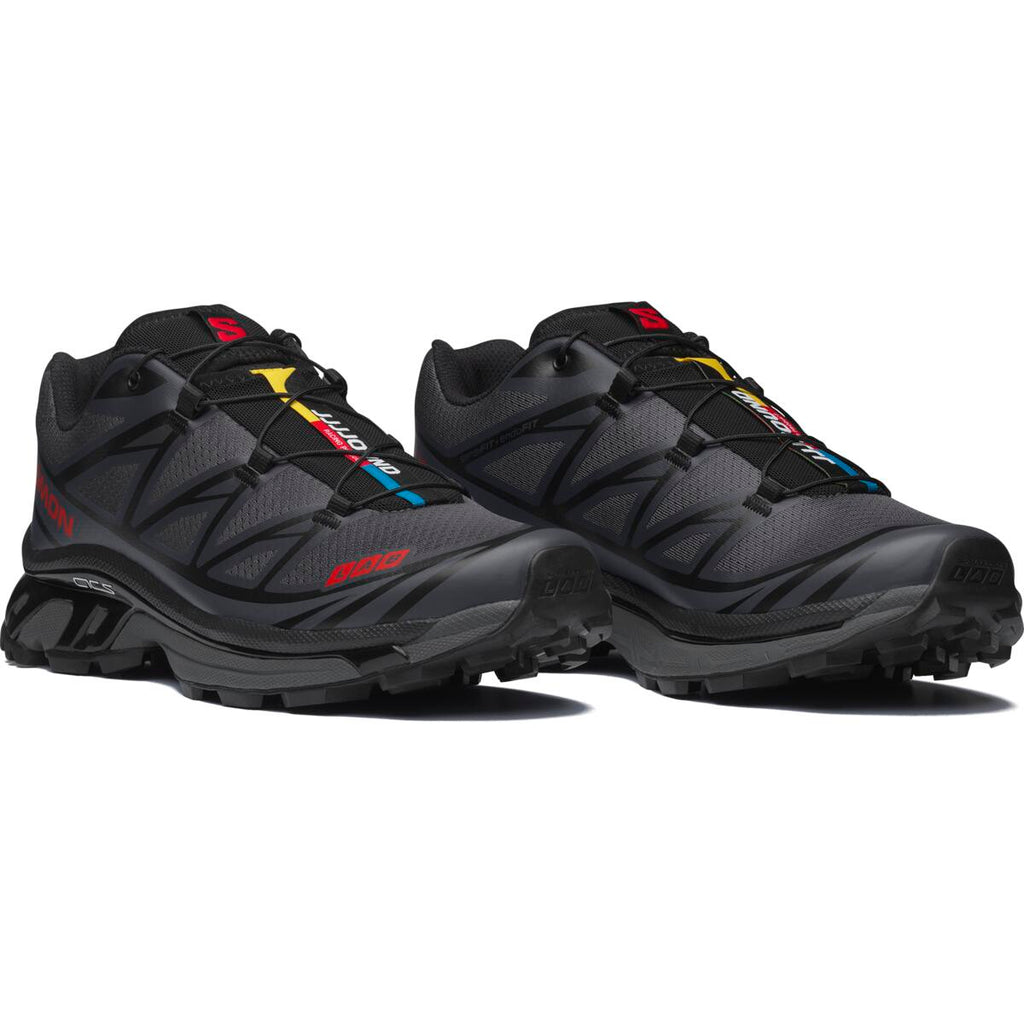 Salomon XT-6 Charcoal / Black / Red Sneakers