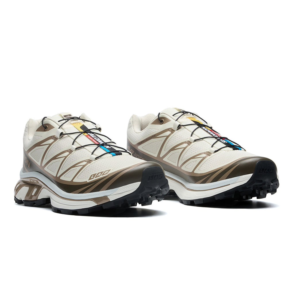 Salomon XT-6 Cream / Brown / Black Sneakers