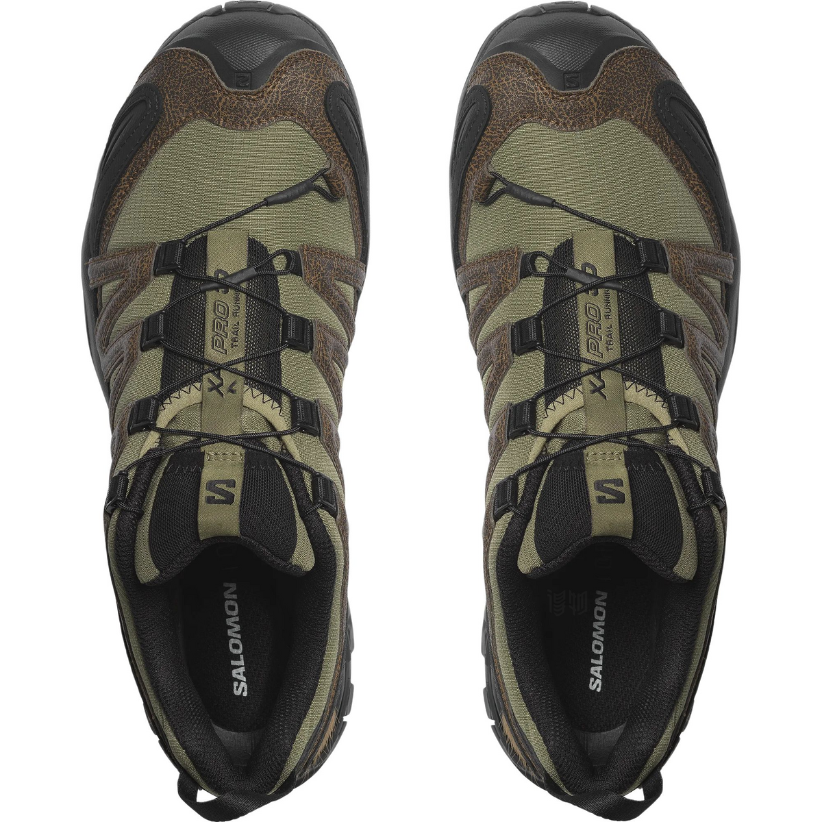 Salomon XA Pro 3D Distressed LTR Olive / Brown Sneakers