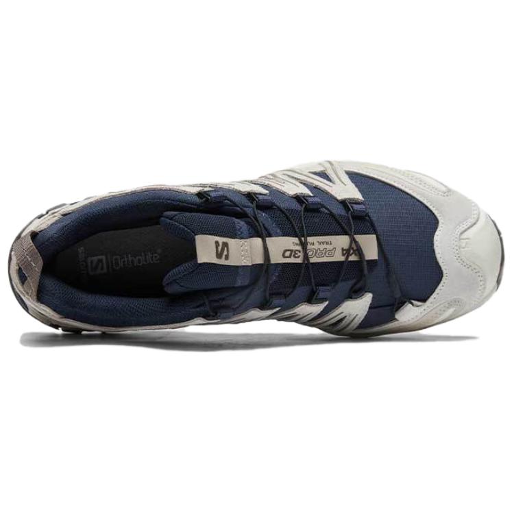 Salomon XA Pro 3D Suede Navy / Beige Sneakers